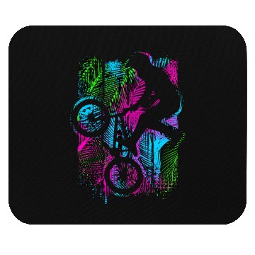 Discover Bmx Bike - Retro Bmx Freestyle Flatland Mouse Pads