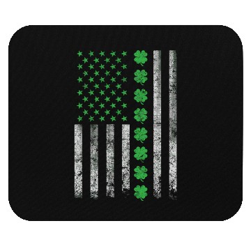 Discover St Patricks Day United States Flag Irish Mouse Pads