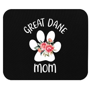 Discover Great Dane Mom Dog Paw For Her Pet Lover Mouse Pads