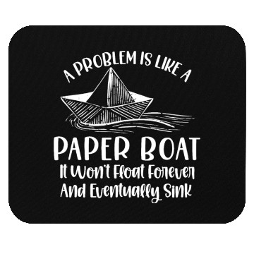 Discover Origami Paper Boat Inspiring Paper Folding Mouse Pads