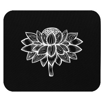 Discover Flower Sunflower Drawing Illustration Mouse Pads Mouse Pads