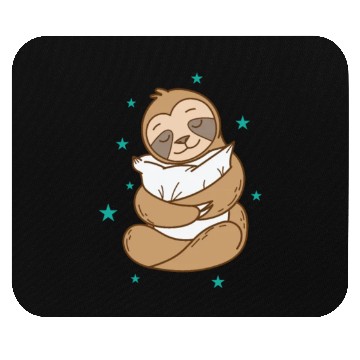 Discover Sloth with Pillow Nature lazy Mouse Pads