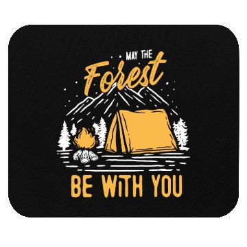 Discover May The Forest Be With You Mouse Pads