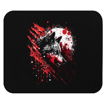 Discover Blood Wolf Mouse Pads