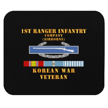 Discover 1st Ranger Infantry Company Airborne w CIB w KOREA Mouse Pads