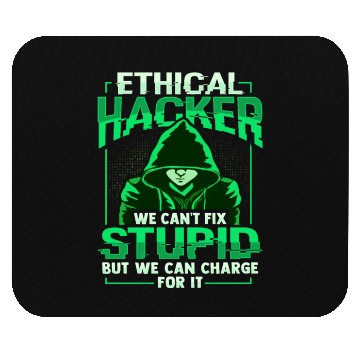 Discover Ethical Hacker White Hat Hacker Cybersecurity Mouse Pads