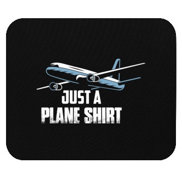 Discover Just A Plane Mouse Pads Airline Pilot Aviation