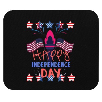 Discover Happy Independence Day Mouse Pads