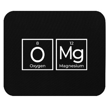 Discover OMG Periodical Table Chemistry Science Geek Gifts Mouse Pads