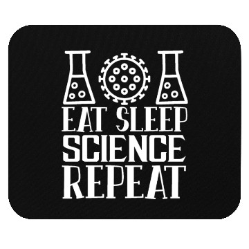 Discover Est Sleep Repeat SCIENCE Teacher Student Gifts Mouse Pads