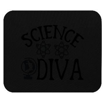 Discover Science Diva Geek Nerd Teacher Student Gift Ideas Mouse Pads