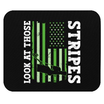 Discover Look At Those Stripes - Lawn Mowing Funny Dad Lawn Mouse Pads