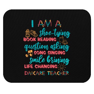 Discover Childcare Kindergarten Preschool Daycare Teacher Mouse Pads