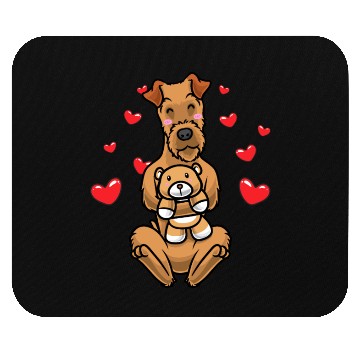 Discover Kawaii Irish Terrier Stuffed Animal Dog Irish Red Mouse Pads