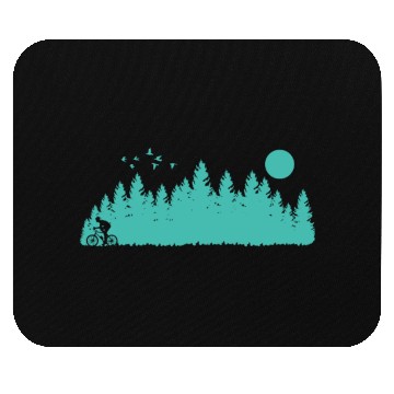 Discover Cycling in Nature Fitness Mouse Pads