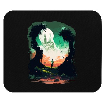 Discover galaxy Mouse Pads