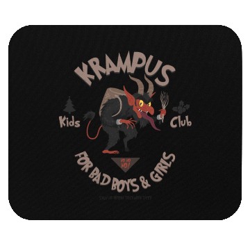Discover Krampus Kids Club Naughty Bad Boys & Girls Xmas Mouse Pads