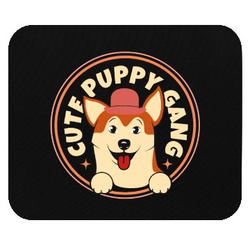 Discover Cute Puppy gang Mouse Pads