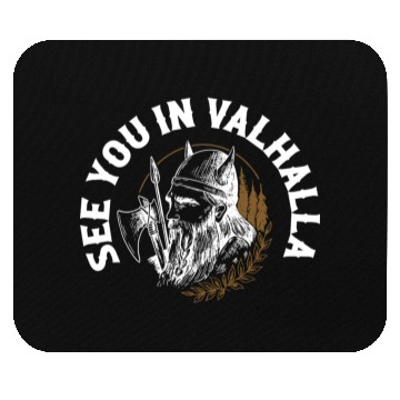 Discover See You In Valhalla Viking Norse Mouse Pads