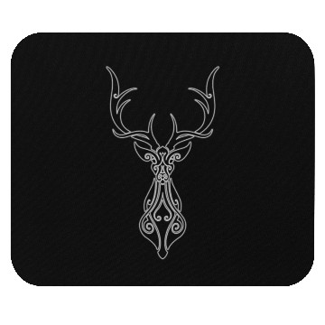 Discover elk tribal Mouse Pads