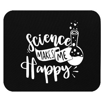 Discover Science Happy Nerd Geek Teacher Student Gift Ideas Mouse Pads