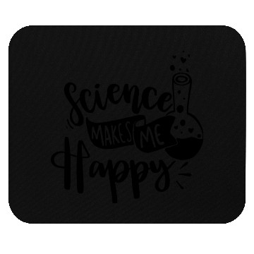 Discover Science Happy Nerd Geek Teacher Student Gift Ideas Mouse Pads