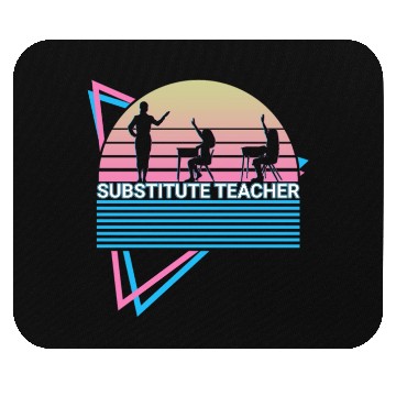 Discover Substitute Teacher Retro Mouse Pads