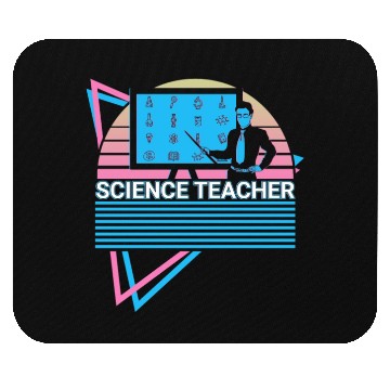 Discover Science Teacher Retro Mouse Pads