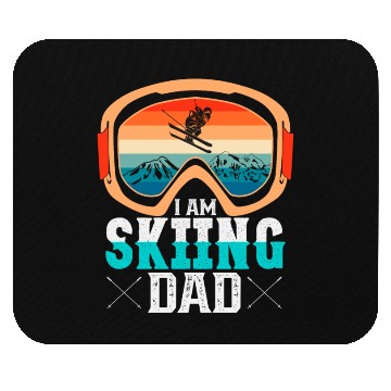 Discover I AM SKIING DAD Funny dad Mouse Pads