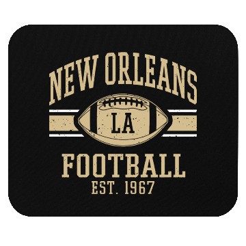 Discover New Orleans Football Vintage Louisiana Nola Saint Mouse Pads