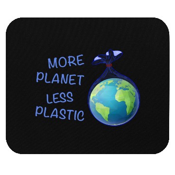 Discover More Planet Less Plastic Eco Friendly Mouse Pads