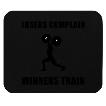 Discover Winners Train Weightlifting Mouse Pads