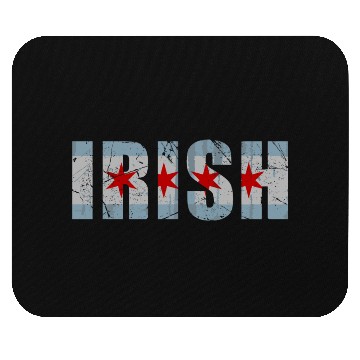Discover Chicago Irish Flag Chirish St Patricks Day Mouse Pads