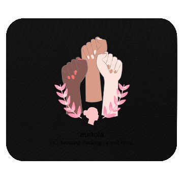 Discover positive words Mouse Pads