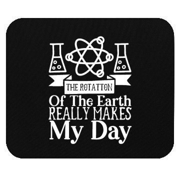 Discover Rotation Earth Nerd Geek Teacher Student Gift Idea Mouse Pads