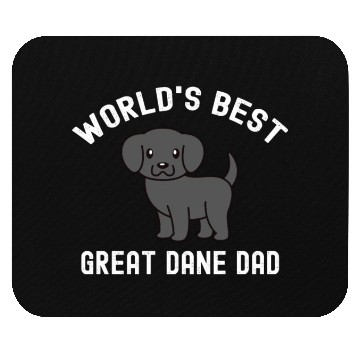 Discover World's Best Great Dane Dad Mouse Pads