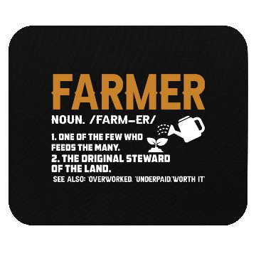 Discover Farming Tractor Farmer Agriculture Appreciation Mouse Pads