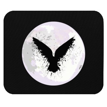 Discover Beautiful Black Crow Raven Bird Watch. Birds Mouse Pads