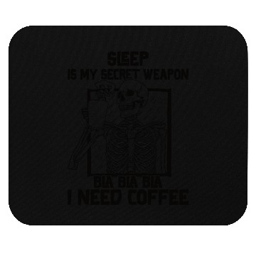 Discover Skeleton Drinking Coffee Medical Student Mouse Pads