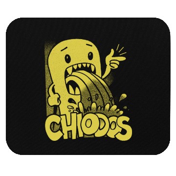 Discover CHIODOS Pink Creature Puking Green Scene Era Post Mouse Pads
