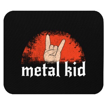 Discover Rocker Sign Rock Hand Music Lover Little Metal Kid Mouse Pads