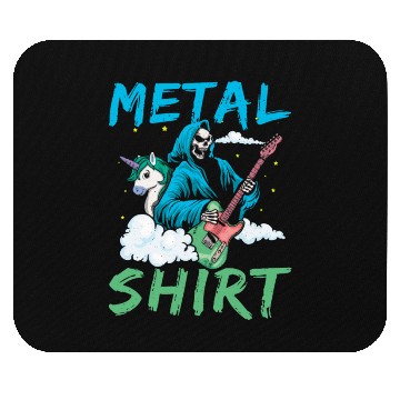 Discover Grim Bone Unicorn Guitar Metal Music Heavy Mouse Pads