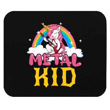 Discover Guitar Unicorn Rainbow Metal Music Heavy Rock Mouse Pads