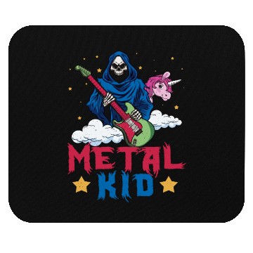 Discover Grim Bone Unicorn Rainbow Metal Rock Metal Kid Mouse Pads