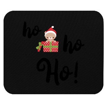 Discover ho ho ho Christmas Bear Mouse Pads
