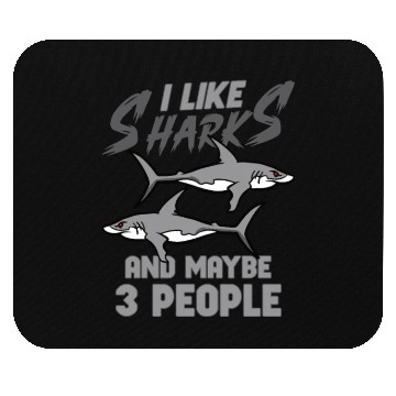 Discover Shark Ocean Predator Sea Creature Mouse Pads