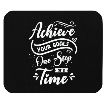 Discover Goal Typography Life Quotes Positive Message Mouse Pads