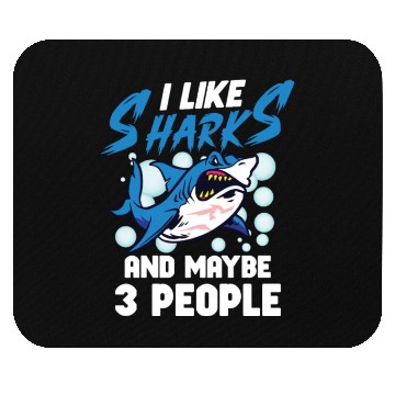 Discover Shark Ocean Predator Sea Creature Mouse Pads