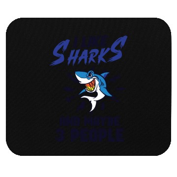 Discover Shark Ocean Predator Sea Creature Mouse Pads