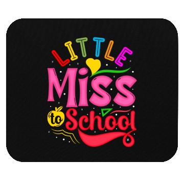 Discover Little Miss Back To School Mouse Pads